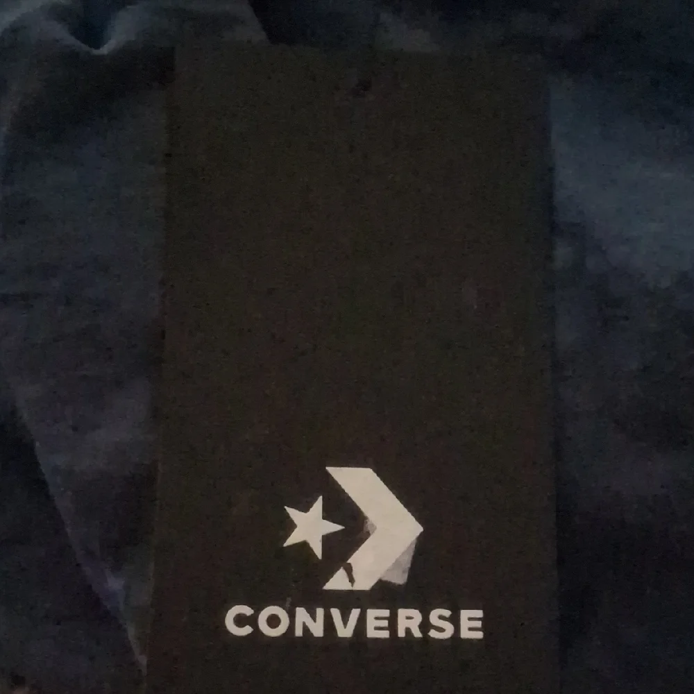 Converse XS Blue Perforated Top Athletic Spellout tee top